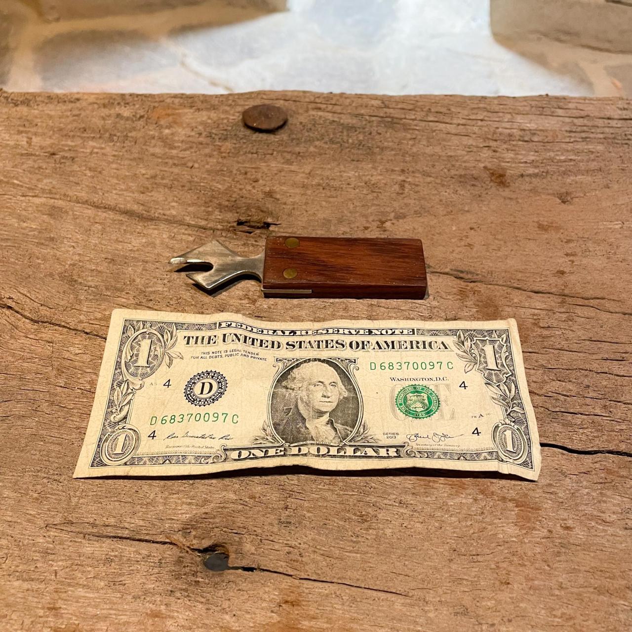 Japan Sensational Bottle Opener Sculptural Rosewood and Stainless Barware, 1970s For Sale at 1stDibs